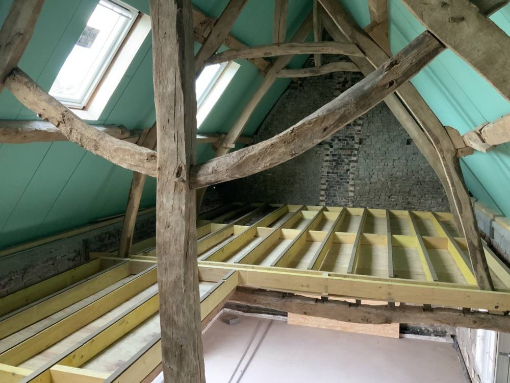 interieur charpente